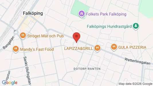 Apartments for rent i Falköping - kort over placeringen