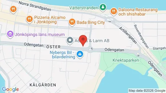 Apartments for rent i Jönköping - kort over placeringen