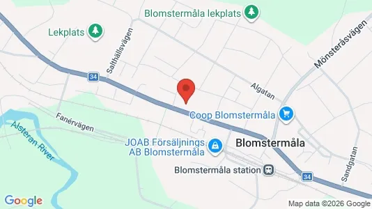 Apartments for rent i Mönsterås - kort over placeringen