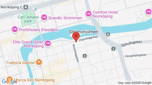 Apartments for rent i Norrköping - kort over placeringen
