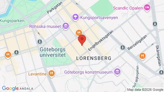 Apartments for rent i Gothenburg City Centre - kort over placeringen