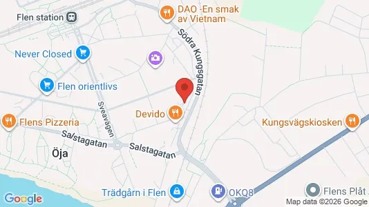 Apartments for rent i Flen - kort over placeringen