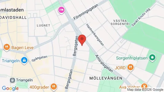 Apartments for rent i Malmö City - kort over placeringen