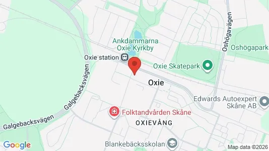 Apartments for rent i Oxie - kort over placeringen