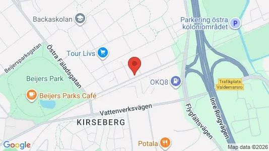 Apartments for rent i Kirseberg - kort over placeringen