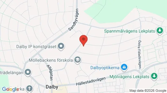Apartments for rent i Lund - kort over placeringen