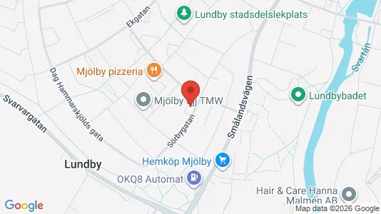 Apartments for rent i Mjölby - kort over placeringen