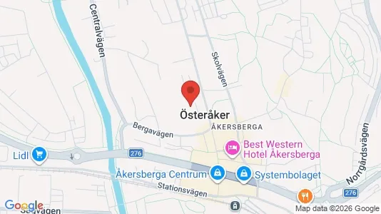 Apartments for rent i Österåker - kort over placeringen