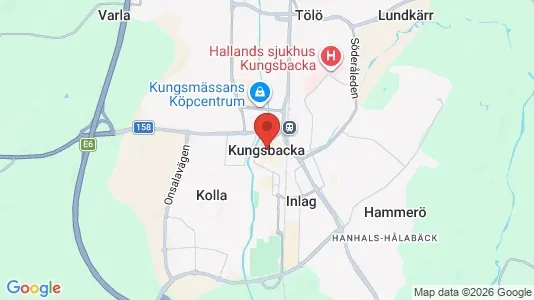 Apartments for rent i Kungsbacka - kort over placeringen