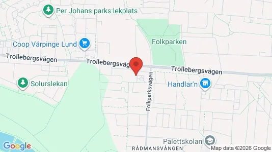 Apartments for rent i Lund - kort over placeringen