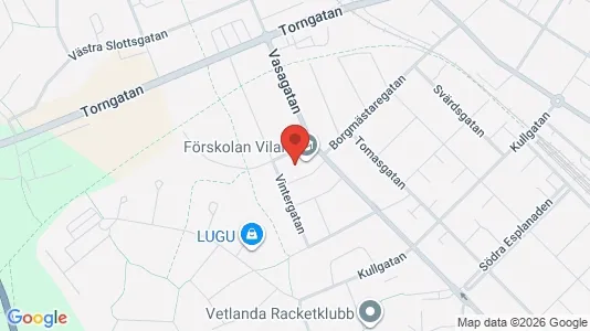 Apartments for rent i Vetlanda - kort over placeringen