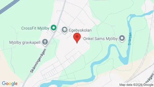 Apartments for rent i Mjölby - kort over placeringen