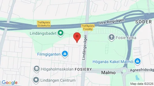 Apartments for rent i Fosie - kort over placeringen