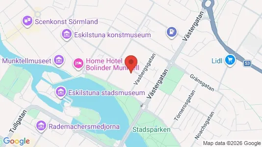 Apartments for rent i Eskilstuna - kort over placeringen