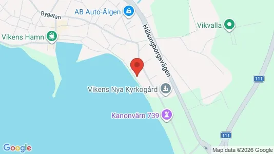 Apartments for rent i Höganäs - kort over placeringen