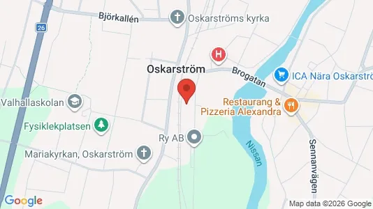Apartments for rent i Halmstad - kort over placeringen