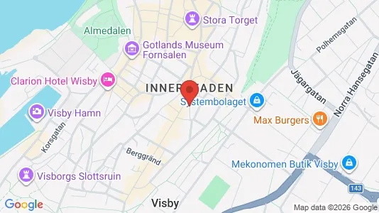 Apartments for rent i Gotland - kort over placeringen
