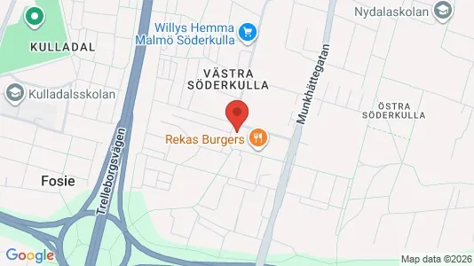 Apartments for rent i Fosie - kort over placeringen