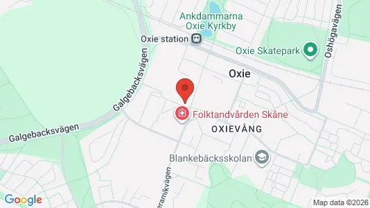 Apartments for rent i Oxie - kort over placeringen