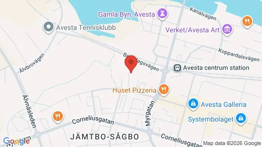 Apartments for rent i Avesta - kort over placeringen