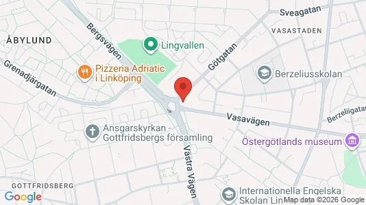 Apartments for rent i Linköping - kort over placeringen