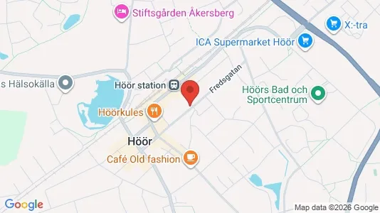 Apartments for rent i Höör - kort over placeringen