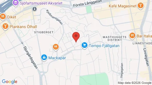 Apartments for rent i Gothenburg City Centre - kort over placeringen