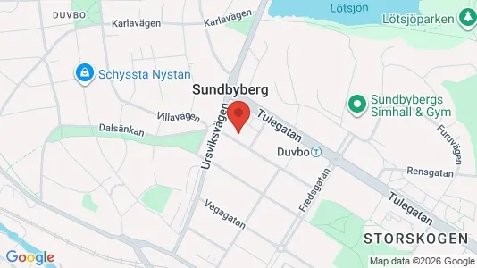 Apartments for rent i Sundbyberg - kort over placeringen