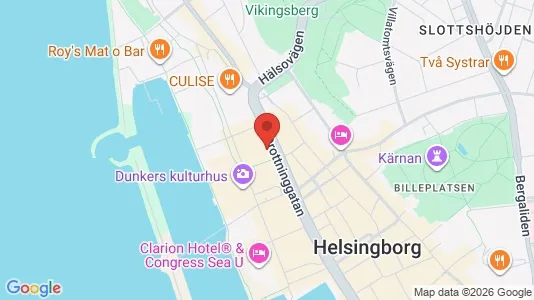 Apartments for rent i Helsingborg - kort over placeringen