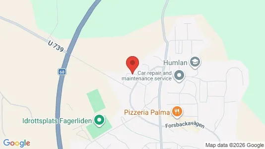 Apartments for rent i Fagersta - kort over placeringen
