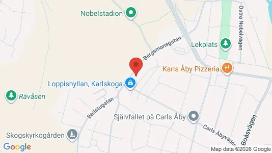 Rooms for rent i Karlskoga - kort over placeringen