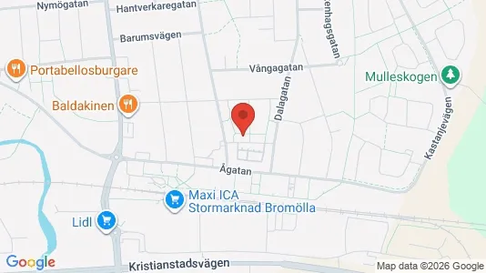 Apartments for rent i Bromölla - kort over placeringen