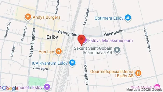 Apartments for rent i Eslöv - kort over placeringen