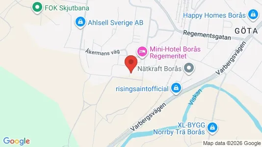 Apartments for rent i Borås - kort over placeringen