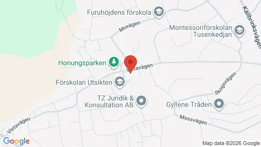 Rooms for rent i Huddinge - kort over placeringen