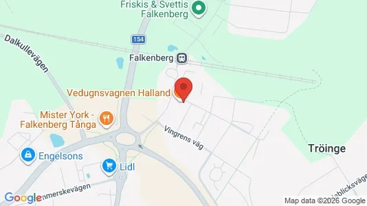 Apartments for rent i Falkenberg - kort over placeringen