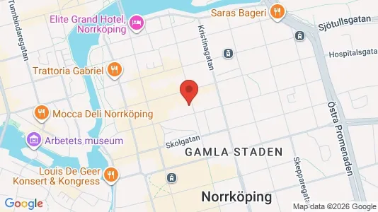 Apartments for rent i Norrköping - kort over placeringen
