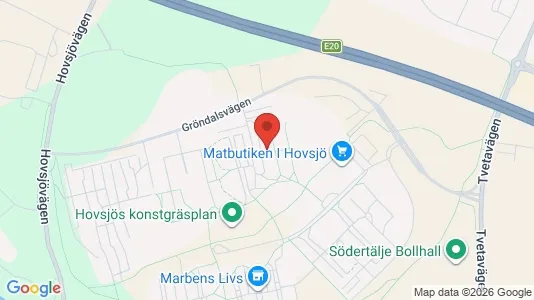 Apartments for rent i Södertälje - kort over placeringen