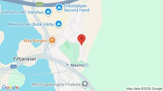 Apartments for rent i Huddinge - kort over placeringen