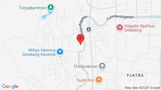 Apartments for rent i Askim-Frölunda-Högsbo - kort over placeringen