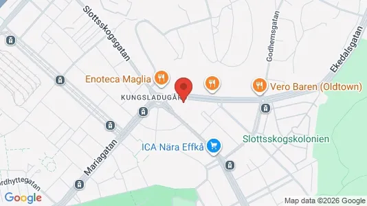 Apartments for rent i Majorna-Linné - kort over placeringen