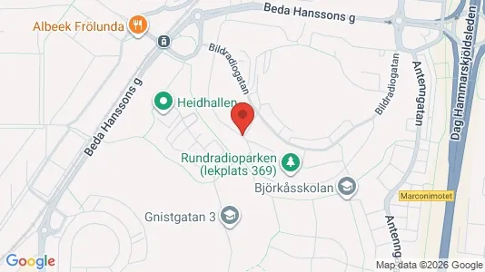 Apartments for rent i Askim-Frölunda-Högsbo - kort over placeringen