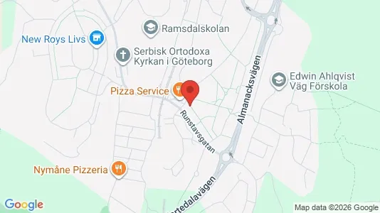 Apartments for rent i Gothenburg East - kort over placeringen