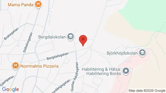 Apartments for rent i Borås - kort over placeringen
