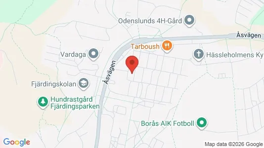 Apartments for rent i Borås - kort over placeringen