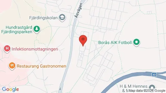 Apartments for rent i Borås - kort over placeringen