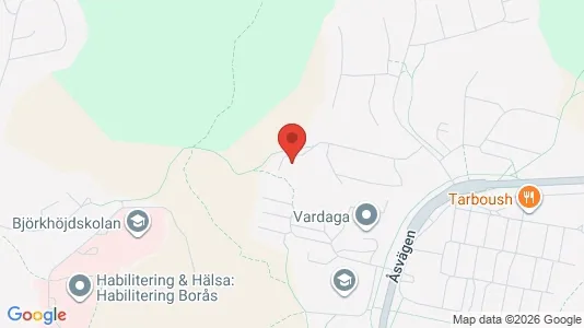Apartments for rent i Borås - kort over placeringen