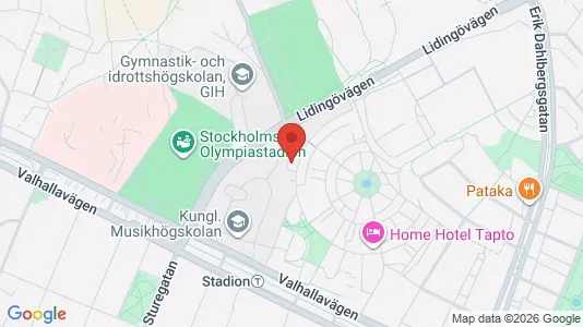 Rooms for rent i Gärdet/Djurgården - kort over placeringen