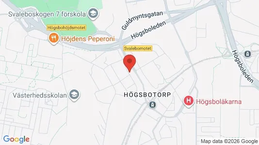 Apartments for rent i Askim-Frölunda-Högsbo - kort over placeringen
