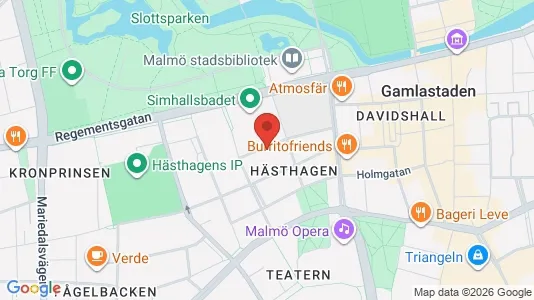 Apartments for rent i Malmö City - kort over placeringen